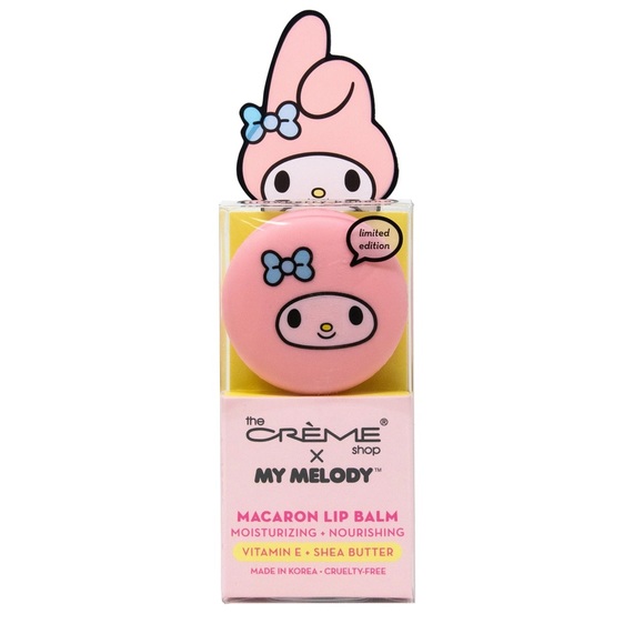 The Crème Shop My Melody Macaron Lip Balm - Strawberry Banana - Picture 1 of 4